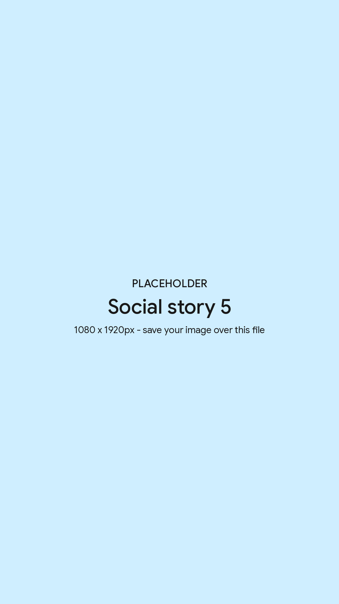 Social story placeholder 5
