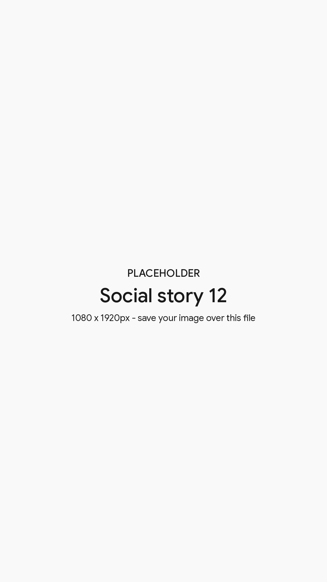 Social story placeholder 12