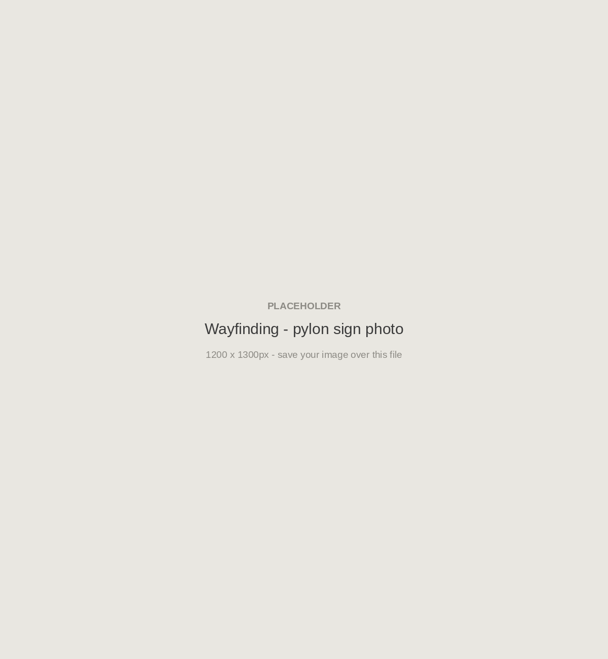 Wayfinding placeholder