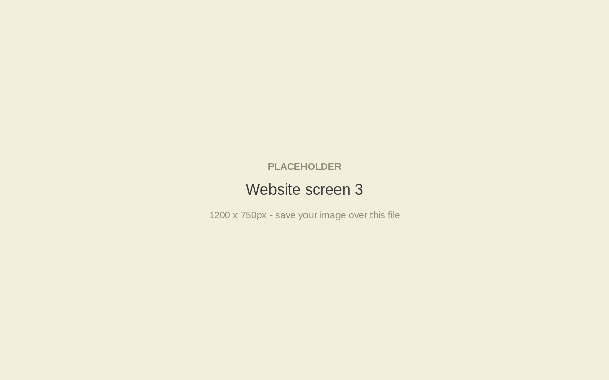 Website placeholder
